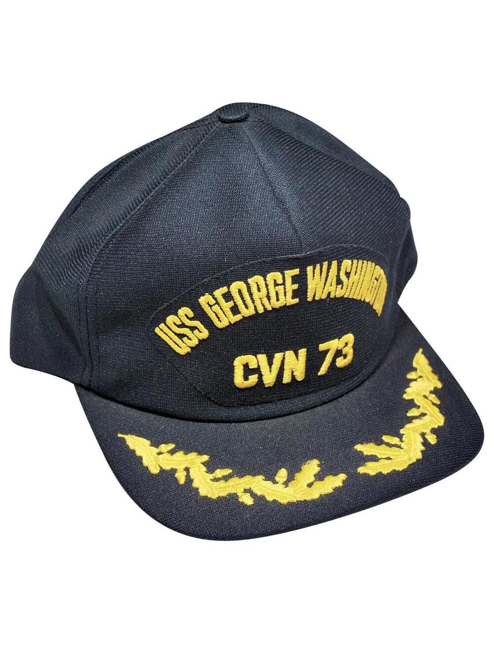 Vintage USS George Washington CVN 73 Military 90s Navy Snapback